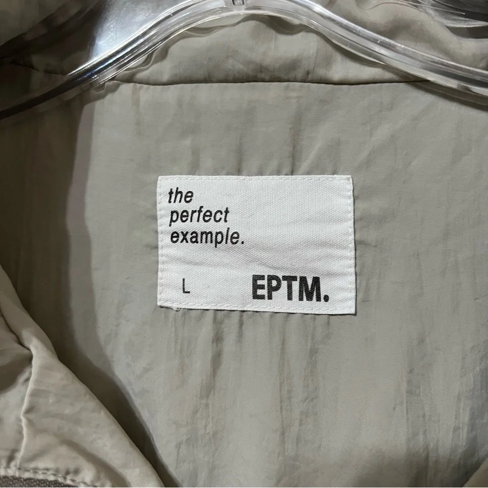 EPTM Jacket Size Large Mens Windbreaker Color Panel